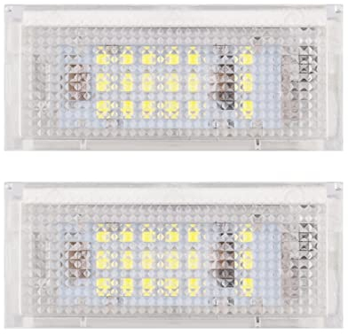 XENITE Heckleuchte Kennzeichen Weiß 3528 Nummernschildlampe Birne Für E46 4D 323i 325i 328i Kennzeichenbeleuchtung