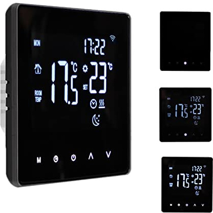 KOCAN (Thermostat) Termostato WiFi Intelligente Regolatore di Temperatura per Riscaldamento Acqua Display LCD Touch Screen Settimanale Controllo App Programmabile Termostati per Riscaldamento a Pavime