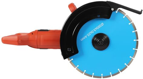 Betonschneider Trennschneider 3000W, Betonsäge Steinschneidemaschine 3800r/min, Steinsäge Betonschneider, Elektrische Trennschneider, mit 350mm Sägeblatt