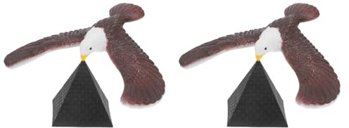 BESTonZON Schwebevogel Balancierspielzeug Adler Figur Set Mit Stabilem Stand Tischdekoration Für Büro Und Zuhause