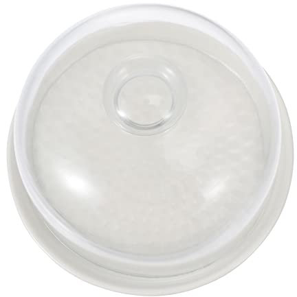 OFFSCH Piatto Per Torta in Ceramica Vassoio Per Alimenti in Ceramica Copri Alimenti Vassoio Protettivo Per Torte Trasparente Con Piatto