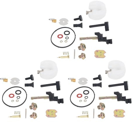 aqxreight Vergaser-Umbausatz, Hochwertige Kunststoff-Eisen-Materialien, 3 Sätze, 168F-170F-Modelle, Stabile, Dauerhafte Leistung, Wasserpumpe, Gartenmaschinen, Vergaser-Reparatursatz,