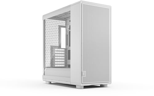 Fractal Design Epoch XL White - Tempered Glass Clear Tint - High Airflow PC Gaming Case - Mesh Front Panel - Three Momentum 14 Fans | High airflow full tower with tempered glass, Momentum 14 fans, LCP blades, and support for 425 mm GPUs and 360 mm radiators.