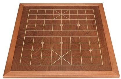 Walnuss Chinesisches Schach Xiangqi Schachbrett Desktop-Brettspiel Multi-Game for Familienfeiern und Outdoor