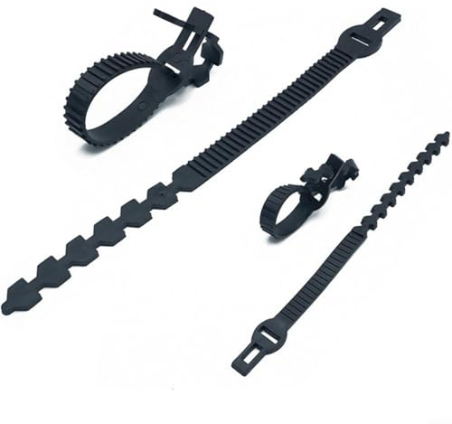 TONIXY Lot de 10 sangles réglables et robustes en caoutchouc pour arbres de jardin, arbustes et petits arbres (500 mm)