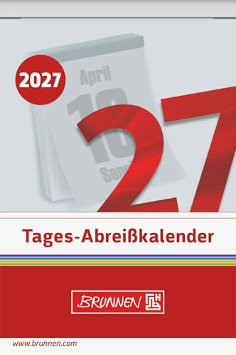 BRUNNEN Abreißkalender 2027 Nr. 4 | 65×98 mm