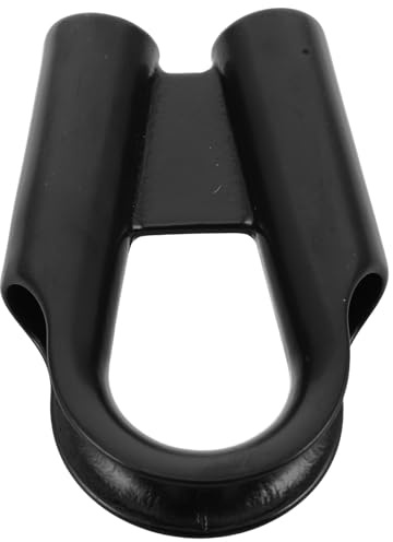 LIFKOME Stainless Steel Wire Rope Thimble Cable Thimble Eye Splice Protector Robust Tubular Design Stopper Ring Precision-crafted Eye Guard Easy Installation Enhanced Durability Black