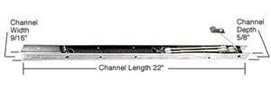 Sperrliste 55,9 cm Fenster-Kanal Balance; 2140 oder von – CR Laurence