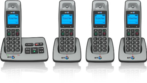 BT 2500 Cordless DECT Phone with Answer Machine (Pack of 4)