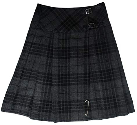 Tartanista Grey Granite 23 Inch Kilt Skirt Size 8