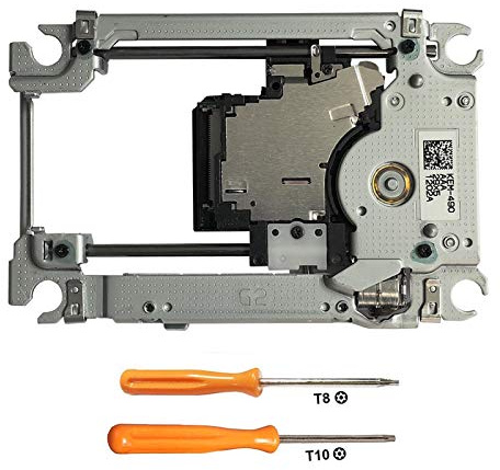 Rinbers Repuesto de lente láser Blu Ray KEM-490AAA con montaje de cabezal óptico KES-490 para Sony Playstation PS4 CUH-1000 CUH-1100 consola BDP-020 y BDP-025 Drive
