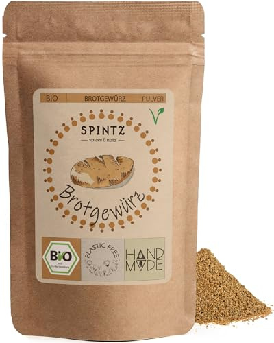 SPINTZ® | Bio Brotgewürz 450g | Gewürz für Brot Backmischung | Brot Gewürzmischung | 100% natürliche Brotgewürze | Brotgewürzmischung Bio nachhaltig und plastikfrei verpackt
