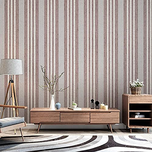 ZZDXL Tapeten Streifen Tapete Vliestapete 10 M X 0,53 M,3D Tapete Für Schlafzimmer Wohnzimmer Oder Küche,Modern Klassisch Elegance Tapete Kinderzimmer,Wandtapete Jungen Mädchen