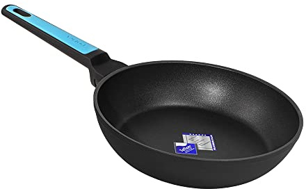 Cecotec Poêle Polka Platinum 24 Bucket Thunder. Diamètre 24 cm, aluminium forgé, revêtement antiadhésif Teflon Platinum Plus, compatible avec le lave-vaisselle et toutes les cuisinières, sans PFOA.