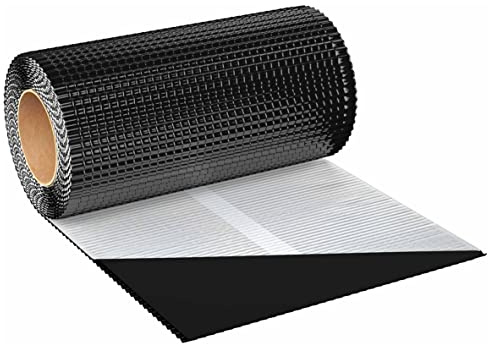 RAL9005 Kaminanschlussband Bleiband EUROVENT STANDARD PB 300 mm x 5 m Wandanschlussband Dach Kamin Wand Schornstein Bleifolie Walzblei