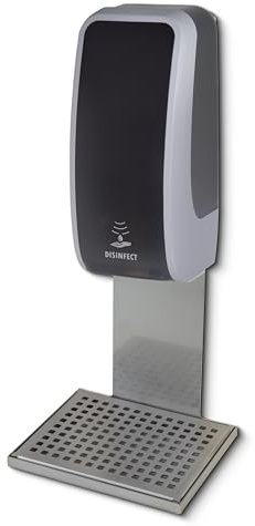 Blanc HYGIENIC Set Cosmos Desinfektionsspender Sensor Silber-Schwarz