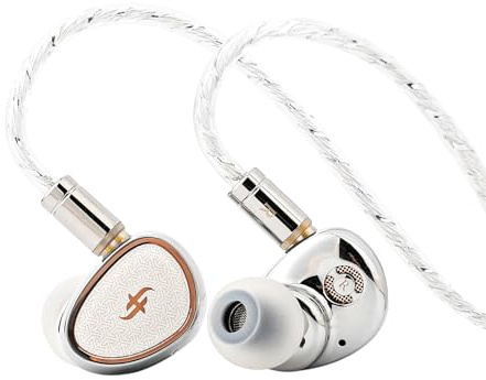 LINSOUL SIMGOT EA1000 Fermat 10 mm dynamisk drivrutin IEM trådbundna spelhörlurar OFC-kabel silverpläterad