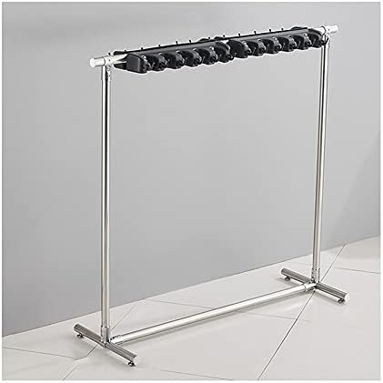 Werkzeughalter, Aufbewahrungsregal for Nassmopp, abnehmbarer Bodenbesen- und Mopphalter, platzsparende Aufbewahrung von Reinigungswerkzeugen, verwendet for Schule, Krankenhaus, Fabrik ( Color : Silver