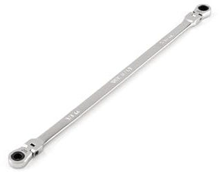 TEKTON 1/4 x 5/16 Inch Long Flex 12-Point Ratcheting Box End Wrench | WRB36306