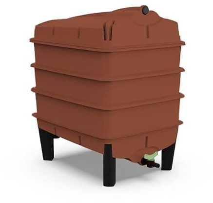 Tiger Wormery Composteur de vers comprenant 250 g de vers – Conçu et fabriqué au Royaume-Uni