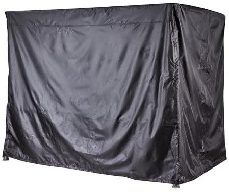 Alfresia Premium 3 Seat Swing Cover - Waterproof for Roma and Turin Models, Polyester with Air Vent, Black