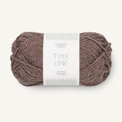 SANDNES GARN Tykk Line - Farbe: Eikenøtt (3161) - 50 g/ca. 60 m Wolle
