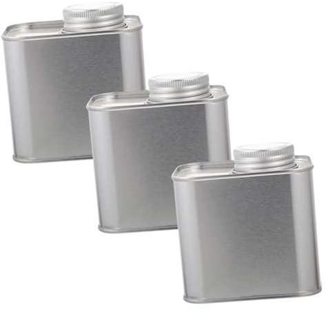 OKUMEYR Coffee Bean Storage Canisters and Tea Jars 3pcs Airtight Tin Containers with Secure Seal Metal Tea Leaf Container and Powder Suitable for Kitchen Storage
