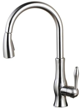 Küchen Armatur Küchenarmatur Duschkopf 304Ausziehbarer Wasserhahn Aus Gebürstetem Edelstahl Für Sanitärartikel