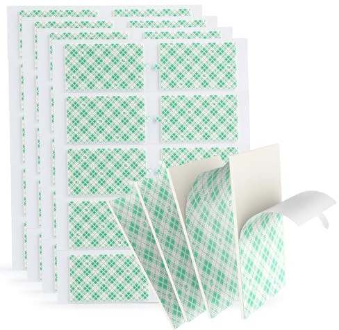 3M Ruban Adhésif Double Face Carré 40 Pcs Blanc 5cm x 3cm x 0.15cm
