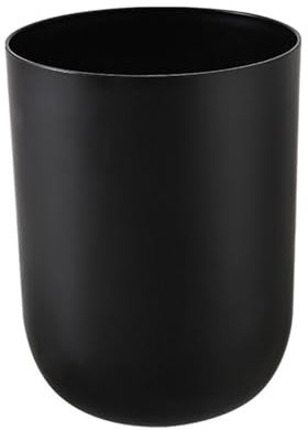 Poubelle Petites/Grandes poubelles de Chambre à Coucher Poubelles de Maison Corbeille à Papier de Salon Corbeille à Papier de Bureau Poubelle Cuisine(Black,Small)