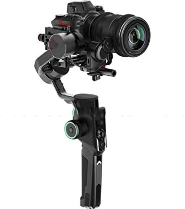 Aircross2 SLR Stabilizer Live Tripod Camera Anti-Shake Balance Handheld Gimbal for Outdoor Video Recording (Color : Black Moedel : Standard+Pot) (Black Standard)
