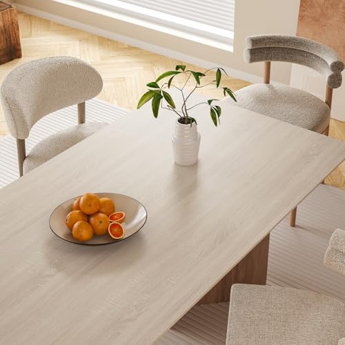 VEELIKE Papier Peint Bois Chêne Blanc Papier Adhesif pour Meuble Bois 40cm × 300cm Vinyle Adhesif Cuisine Plan de Travail Lavable Stickers Porte Placard Chambre Papiers Peints Salle de Bain Amovible