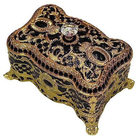 KWMAEEUID Schmuckkästchen, Emaille-Glasur, Schmuckkästchen, Schmuckkästchen, dekorative Schatulle, Andenken, Geschenkbox, Etui, Schmuckhalter
