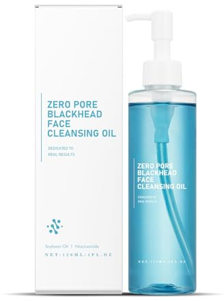 Porenkontroll-Öl,Reinigungsöl für Tiefenreinigung und tiefe Hydratation For Sensitive Skin Gentle Makeup Remover And Lips Clear And Not Tight,Anti Poren Reinigungsöl,Gesicht Tiefenreinigung (1)