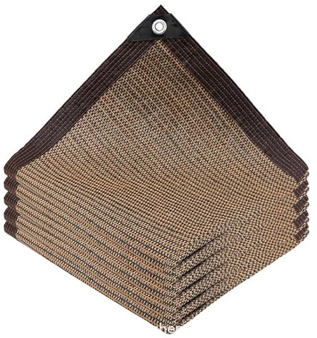 Genérico Red De Sombra,Tela de Sombra con Ojales, Malla Sombreadora Jardin,Lona Sombra Exterior, Resistente a los Rayos UV 95%,para Pérgola, Invernadero, Granero o Perrera(4 x 5 m)