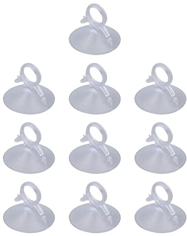 10 ventosas para parabrisas de 45 mm, PVC, transparente, resistentes, herramientas de eliminación de abolladuras, ventosa de vidrio para coche, con tirador para panel solar, azulejos de cerámica