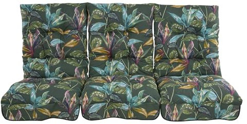 PATIO Hollywoodschaukel Auflage 3 teilig Monte Carlo für Sitzfläche 170 cm Gartenbank Gartenstuhl Polster