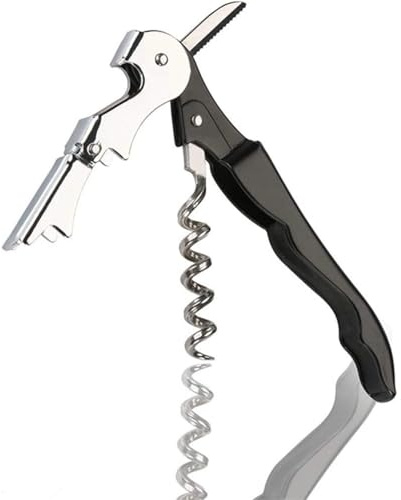 Tire-bouchon multifonction en acier inoxydable pour bouchon de vin, décapsuleur, accessoires de cuisine et de bar