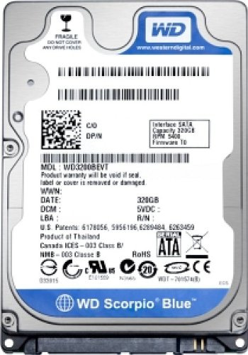Western Digital WD5000BEVT Scorpio Blue - Disco duro (500,0 GB, 12,0 ms S, ATAII/300, 8,0 MB)
