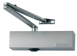 GEZE TS2000V Silver SAA Türschließer, verstellbare Schließkraft und Geschwindigkeit, universell für Türen bis 1250 mm