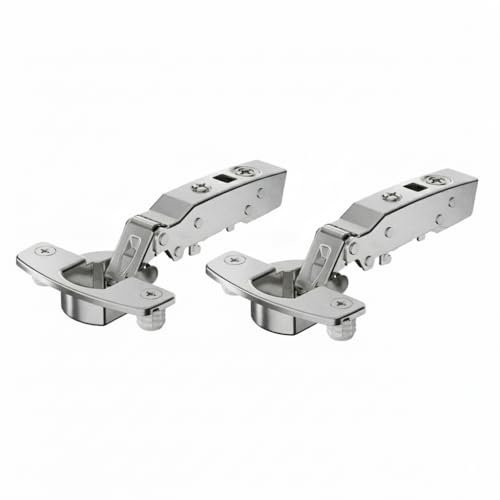 Charnière sensys 8675 110° - Fixation : A tourillons - Coudure : 0 mm - Décor : Nickelé - Montage : En applique - Version : TB53 - Entraxe : 45 mm - HETTICH