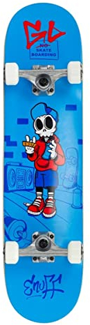 Enuff Skateboards Skully Complete Skateboard, Erwachsene, Unisex, Blau, 7,75 Zoll