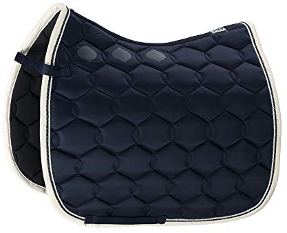 Eskadron Schabracke Glossy Wave mit doppel Kordel in vielen Farben, Größe:Vielseitigkeit (VS), Farbe:Navy