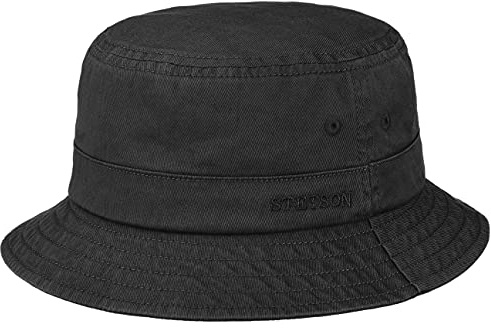 Stetson Organic Cotton Hut mit UV-Schutz Damen Herren 100% Bio-Baumwolle Knitterfrei Nachhaltig Bucket Hat Packable Anglerhut Frühjahr Sommer