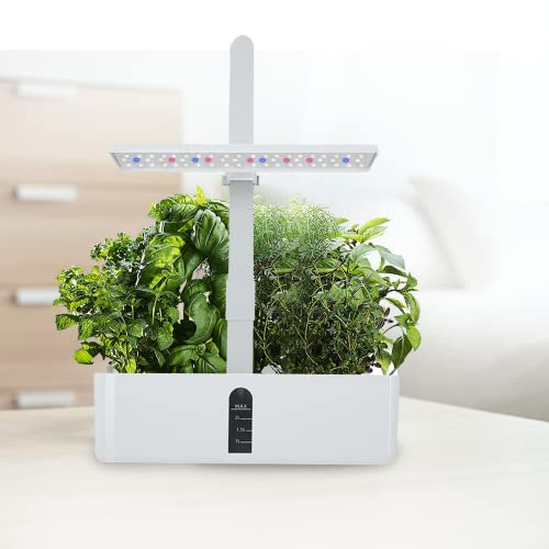PanHuiWen Smart Garden Kit Vaso Intelligente - Orto da Interno Bio con luci LED per la Crescita delle Piante con Spettro Completo