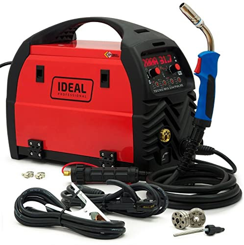 Ideal™ Tecno MIG 234 Pulse 4x4 MIG/MAG WIG Synergie Soldadora 200A Doble Puls Máquina de Soldar 4x4