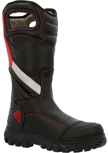 ROCKY Women's Code Red Structure NFPA Rated Composite Toe Fire Boot, Black, Size 9(M)