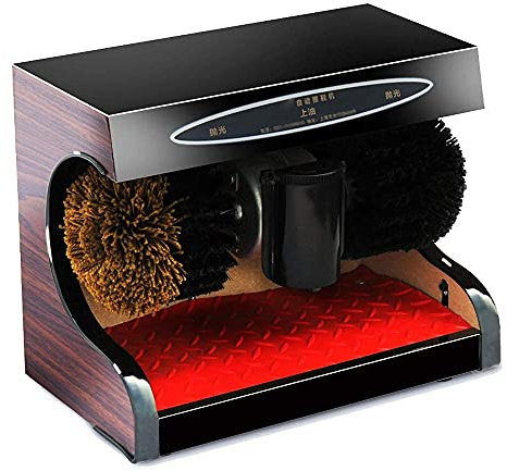 QHYXT Cireuse à Chaussures à Induction Automatique, cireuse à Chaussures électrique Domestique/cireuse à Chaussures pour Entreprise d'hôtel, Machine à polir Les Chaussures électrique (E 1#)