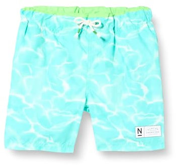 Name IT Nkmzaglo badshorts, Pool blå, 134 cm