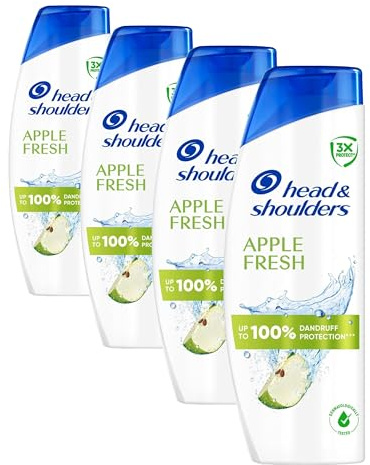 Head & Shoulders Apple Fresh Anti-Schuppen-Shampoo 500ml Zur Täglichen Anwendung. Bis Zu 100% Schuppenschutz, Klinisch Getestet. Für Jeden Haar- Und Kopfhauttyp. Reines Frischegefühl Mit Apfelduft